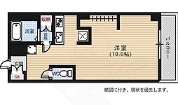 広島電鉄1系統 鷹野橋駅 徒歩7分の賃貸マンション 9階1DKの間取り