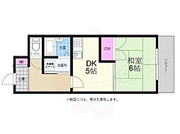 イトービル・3 1DKの間取図画像