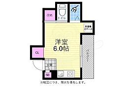 ポエム大宮 ワンルームの間取図画像