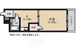 間取図画像 1DK