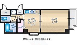 アネックス十日市 2階1DKの間取り