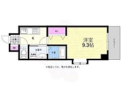 広島高速交通アストラムライン 白島駅 徒歩15分の賃貸マンション 2階1Kの間取り