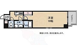 広島高速交通アストラムライン 本通駅 徒歩2分の賃貸マンション 4階1Kの間取り
