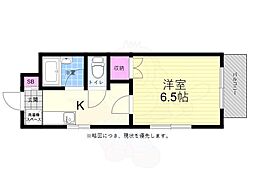 AMALFI　90 4階1Kの間取り