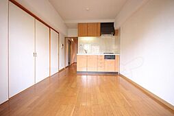 広島電鉄1系統 中電前駅 徒歩8分の賃貸マンション 3階2DKのリビング/ダイニング