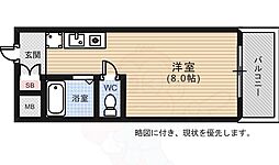 沖増大手町ビル ワンルームの間取図画像