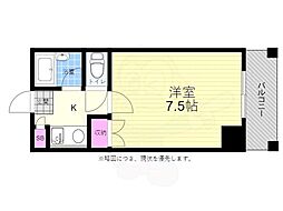 ステージ1 1Kの間取図画像