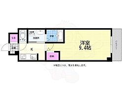 JR山陽新幹線 広島駅 徒歩11分の賃貸マンション 10階1Kの間取り