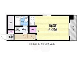 朝日プラザ横川駅前 ワンルームの間取図画像