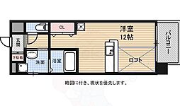 グランドポレストーネ鶴見 ワンルームの間取図画像