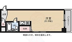 DICEビル大手町1 ワンルームの間取図画像