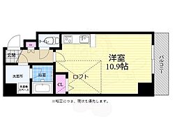 T.M.住吉町ビル ワンルームの間取図画像