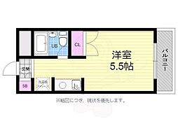 メゾン・ド・セレニテ ワンルームの間取図画像