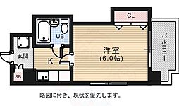 ダイアパレス比治山公園 1Kの間取図画像
