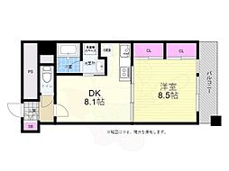 並木WING 1LDKの間取図画像
