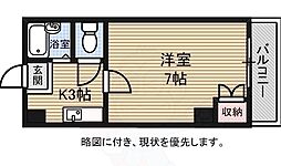 スタープラザ白島中町 1Kの間取図画像