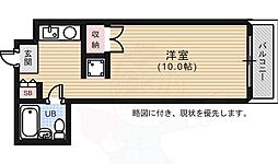 YYビル十日市 ワンルームの間取図画像