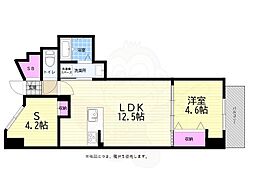 S-RESIDENCE富士見町aglitter 1SLDKの間取図画像