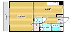アネックスKT 1DKの間取図画像