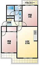 サントピアII 202 ｜ 静岡県磐田市天龍（賃貸マンション2LDK・2階・49.95㎡） その2