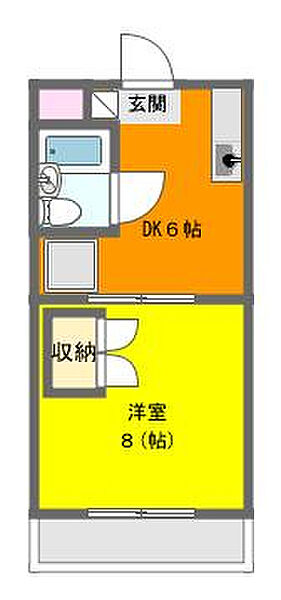 マンションアカンサスII 105｜静岡県浜松市中央区北島町(賃貸マンション1DK・1階・25.92㎡)の写真 その2