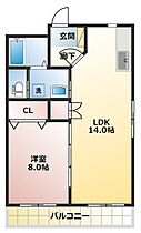 マイルストーン 401 ｜ 静岡県磐田市中泉（賃貸マンション1LDK・4階・49.29㎡） その2