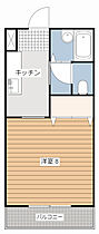 MokaIII 105 ｜ 静岡県袋井市葵町３丁目（賃貸アパート1K・1階・25.92㎡） その2