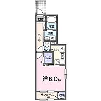 フェリスIII 101 ｜ 静岡県浜松市中央区原島町（賃貸アパート1K・1階・33.20㎡） その2