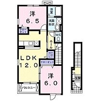 サウスメゾン　淳Ｂ 201 ｜ 静岡県磐田市福田中島（賃貸アパート2LDK・2階・58.86㎡） その2