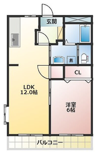 シャトレ壱番館 106｜静岡県磐田市中泉２丁目(賃貸マンション1LDK・1階・40.22㎡)の写真 その2