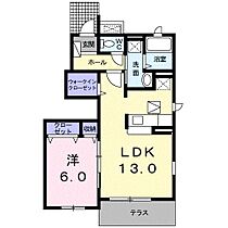 Ｉｒｉｓ 101 ｜ 静岡県磐田市三ケ野台（賃貸アパート1LDK・1階・46.71㎡） その2