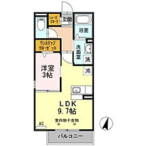 弐番館 303 ｜ 静岡県磐田市中泉２丁目（賃貸アパート1LDK・3階・34.14㎡） その2