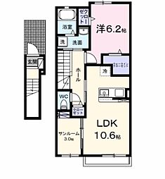 間取図画像 1LDK