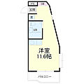 アップル第1マンション2階2.1万円