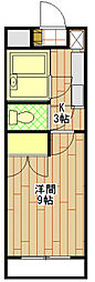 ユースM 1Kの間取図画像