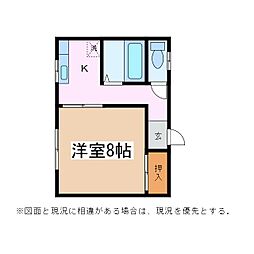 シティコープ石和 1Kの間取図画像