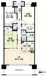 間取図画像 2SLDK