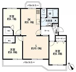 間取図画像 3LDK