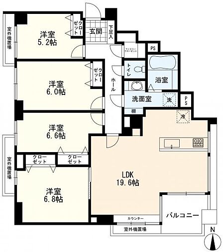 間取図 4LDK