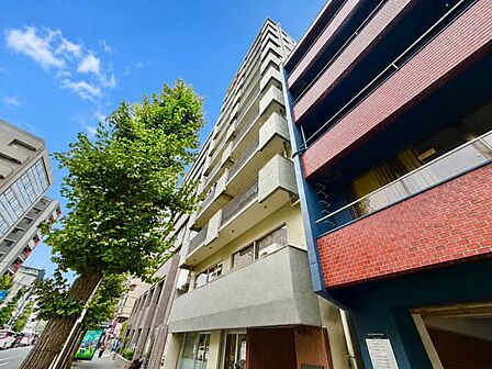 清潔感のあるシンプルな外観が魅力的な物件です。