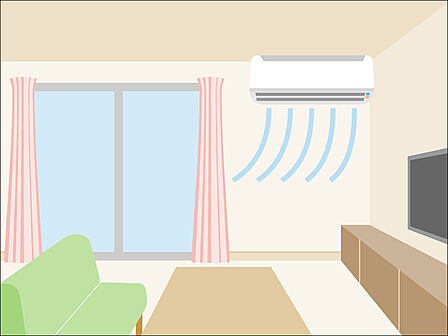 エアコンを標準装備としました。購入や設置の手間を省き、新生活スタートも快適です。※設置個所等詳しくは担当へお問合せください。