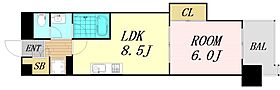 大阪府大阪市中央区瓦屋町3丁目（賃貸マンション1LDK・2階・34.97㎡） その2