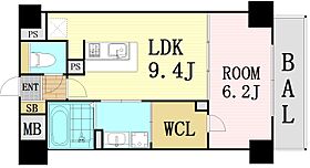 大阪府大阪市北区大淀中5丁目（賃貸マンション1LDK・8階・40.78㎡） その2