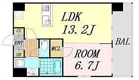 大阪府吹田市江坂町1丁目（賃貸マンション1LDK・6階・45.43㎡） その2