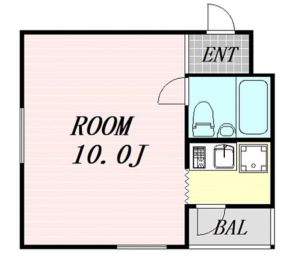 バトンルージュ ｜大阪府吹田市豊津町(賃貸マンション1R・4階・23.90㎡)の写真 その2