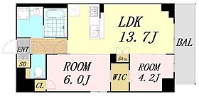 大阪府豊中市本町4丁目（賃貸マンション2LDK・3階・57.40㎡） その2