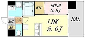 大阪府大阪市浪速区敷津西1丁目（賃貸マンション1LDK・8階・29.67㎡） その2