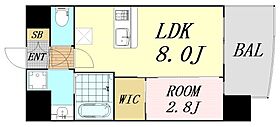 大阪府大阪市浪速区敷津西1丁目（賃貸マンション1LDK・7階・29.67㎡） その2