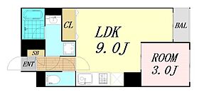 大阪府大阪市西区新町3丁目（賃貸マンション1LDK・7階・35.19㎡） その1