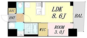 大阪府吹田市江坂町2丁目（賃貸マンション1LDK・3階・30.22㎡） その2